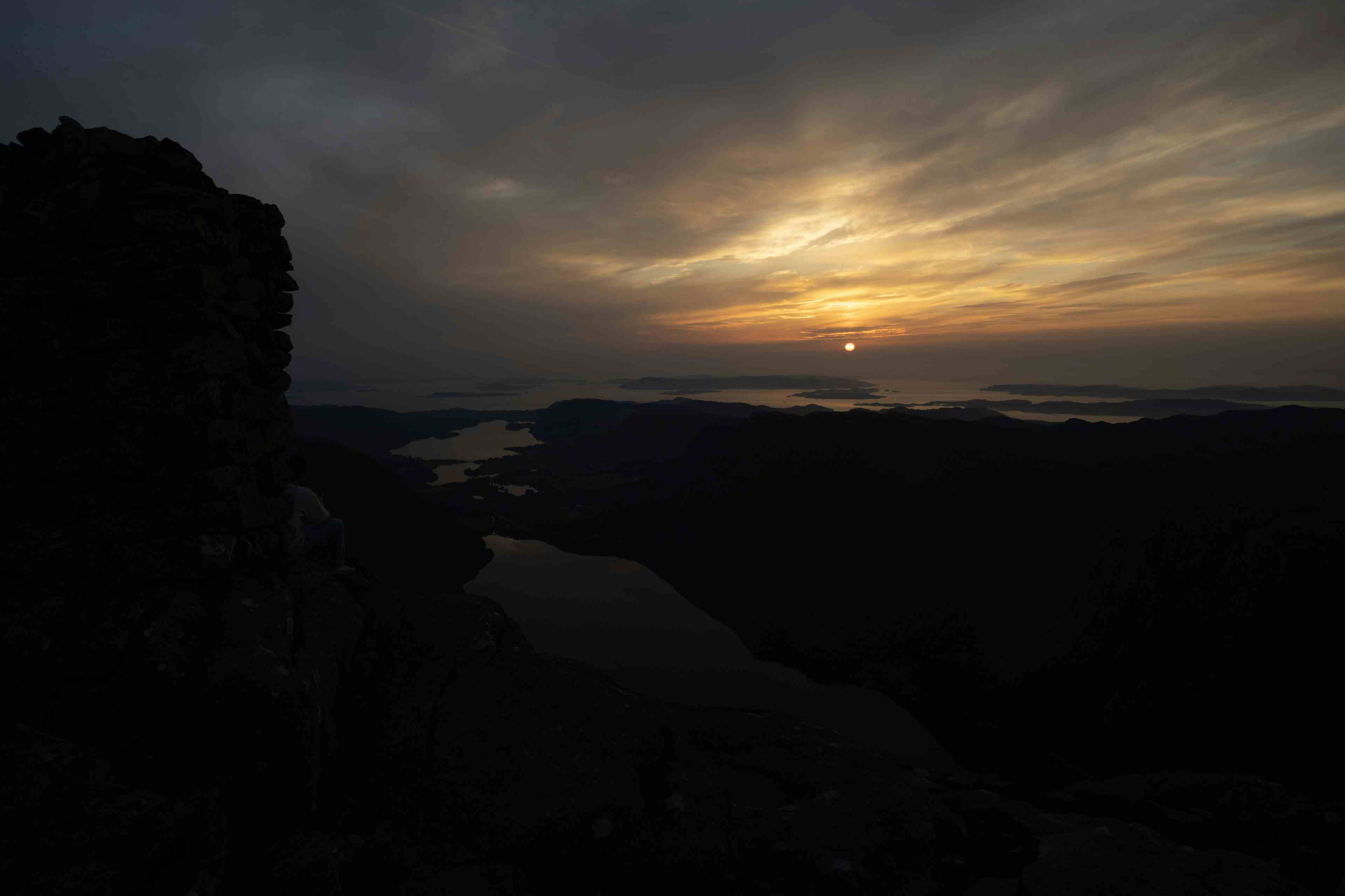 Nature views on a mountain hike with Stavanger Adventure guided hike to Reinaknuten