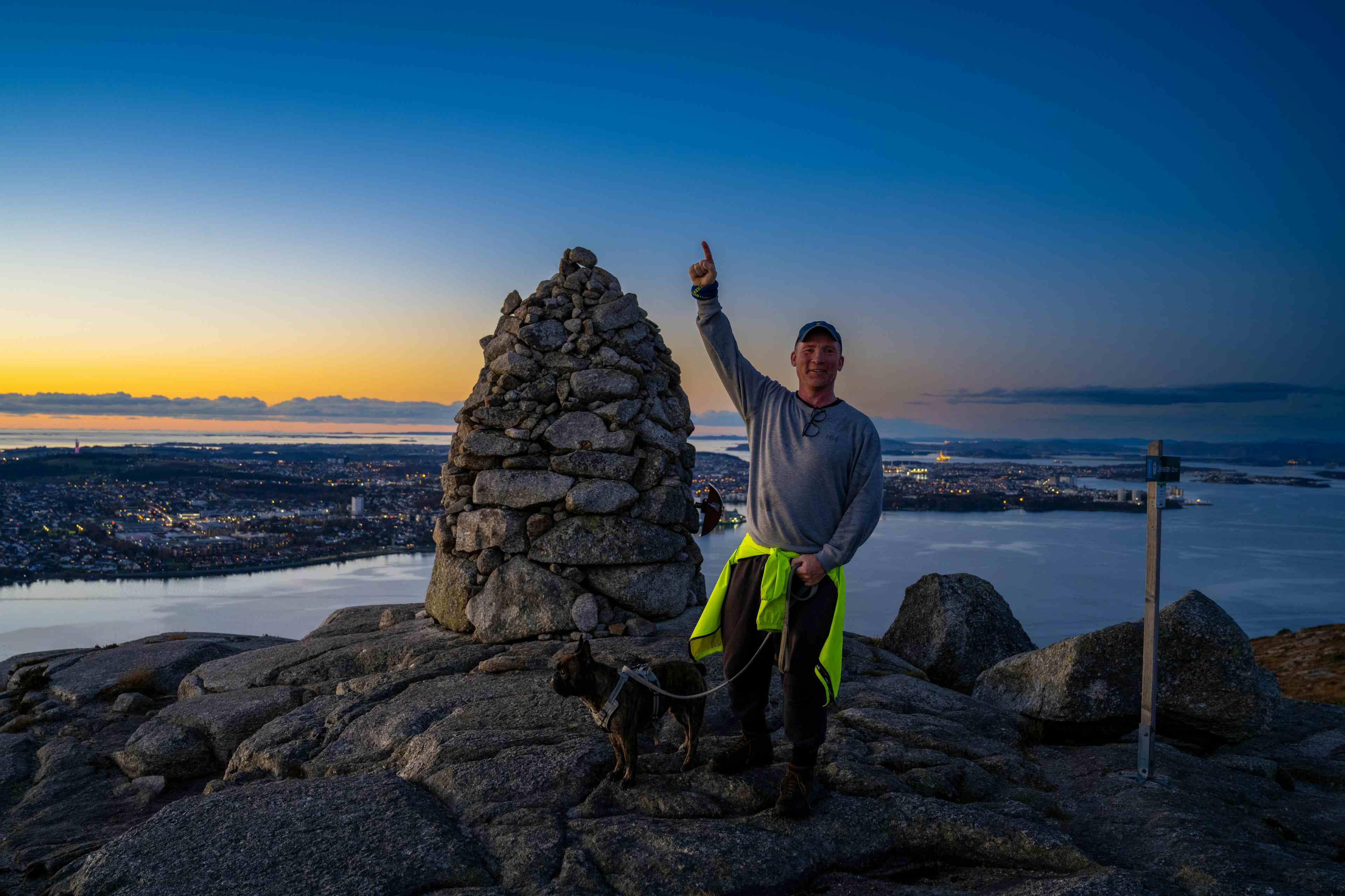 mountain hike, mountain, mountain cairn, lifjell