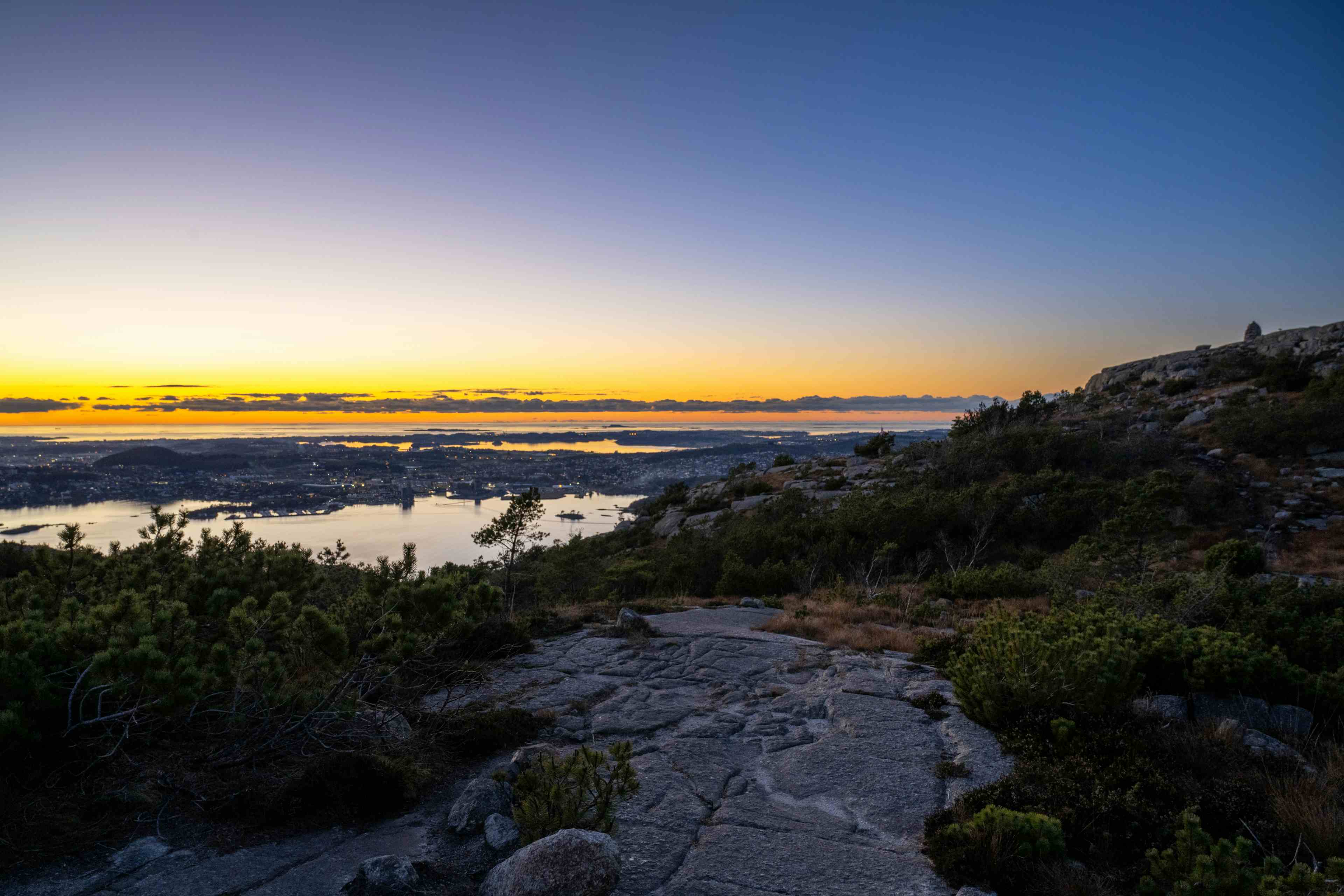 mountain hike, mountain, mountain cairn, lifjell