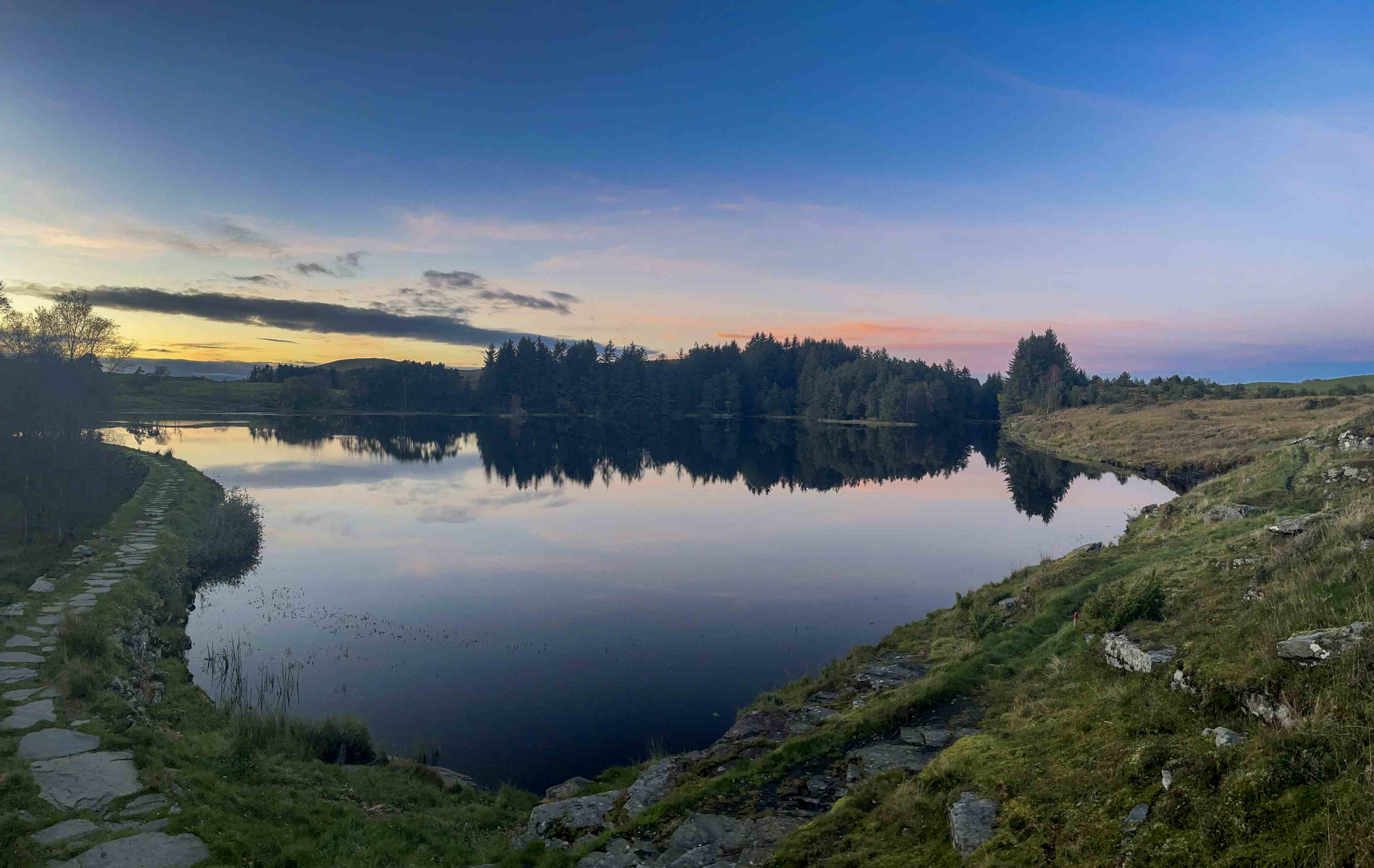 mountain hike, mountain views and fjord island views