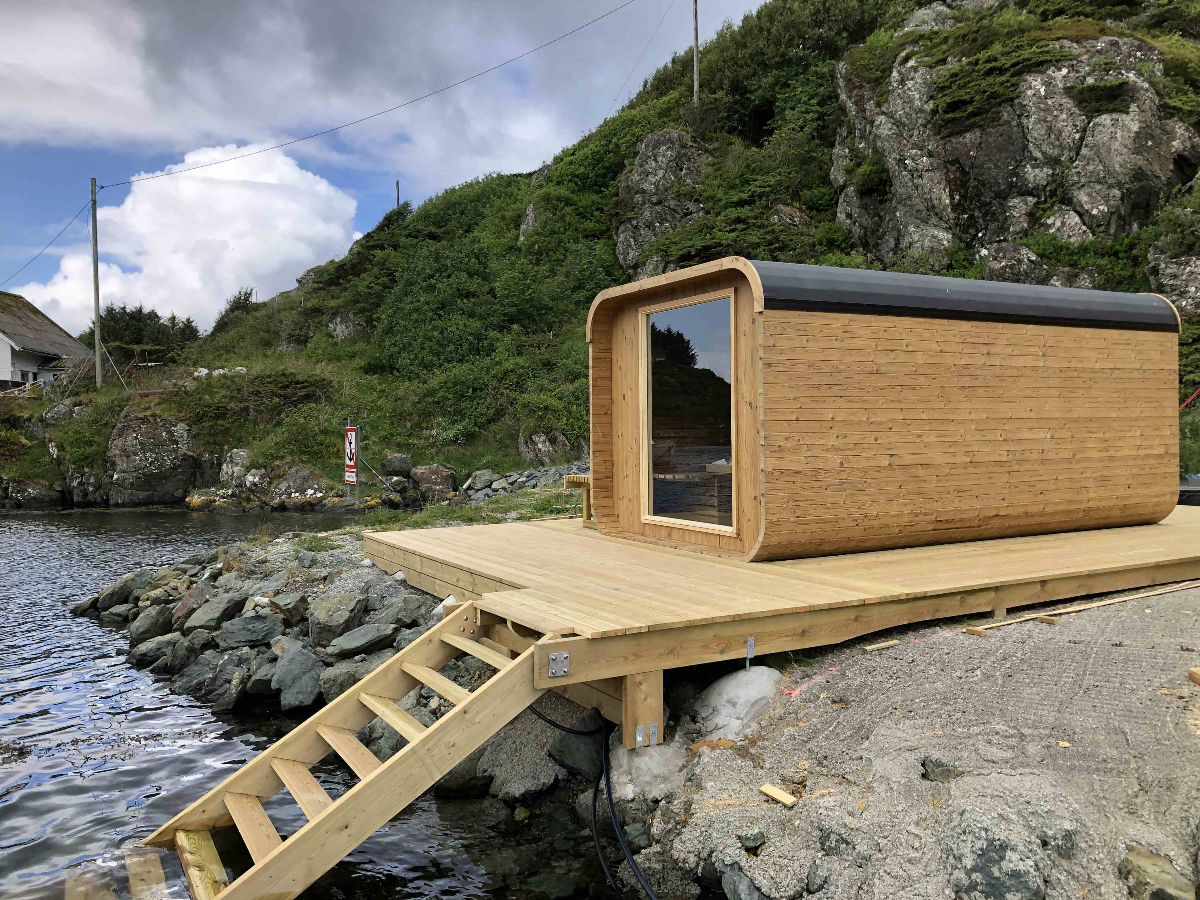 Sauna på Røvær Kulturhotell